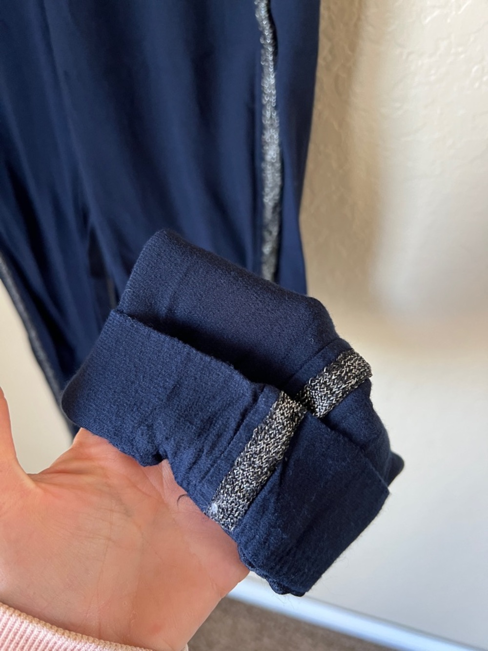 Xirena navy shimmer side stripe rex pant - Picture 9 of 10